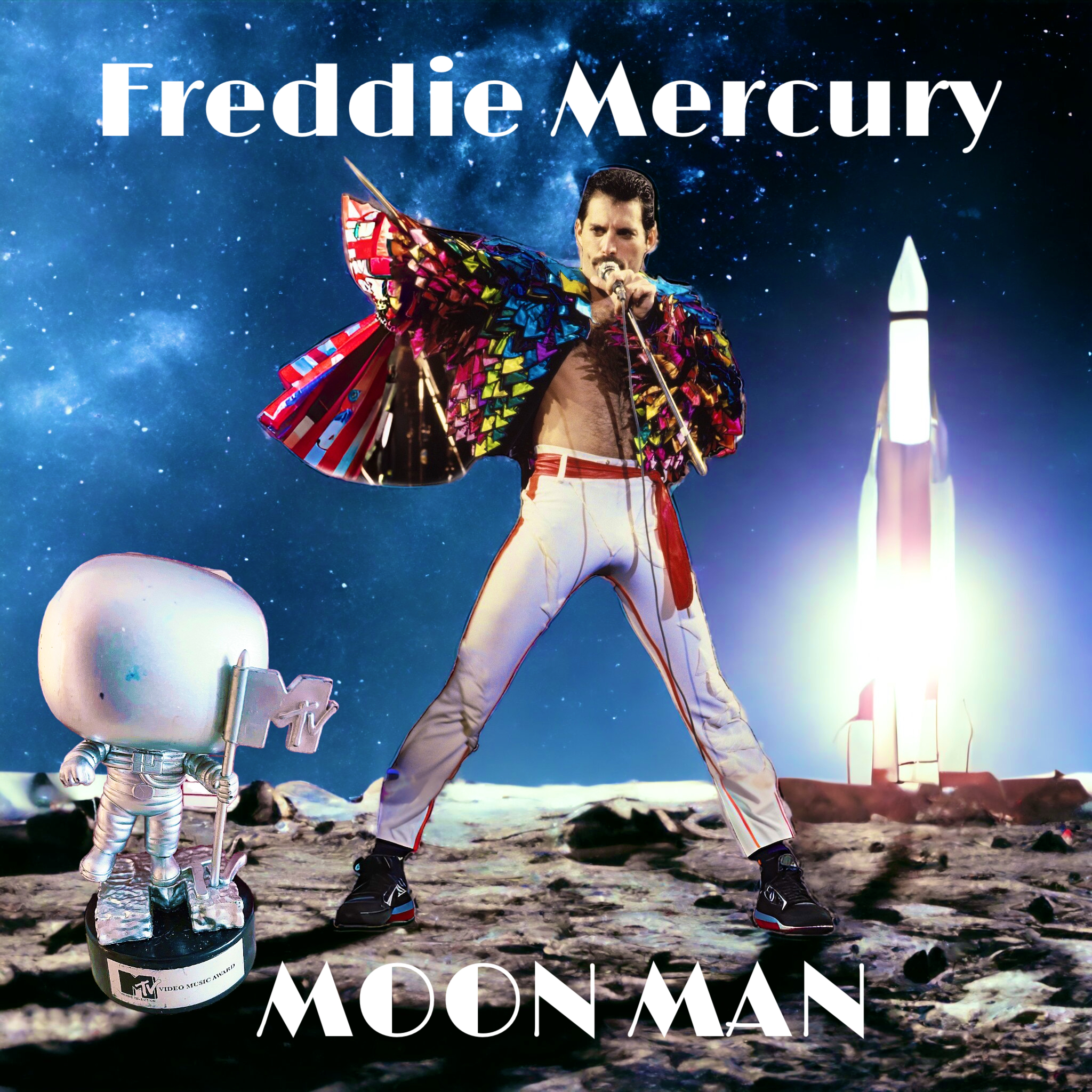 Freddie Mercury Moon Man