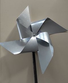 pinwheel 27 Real metal pinwheel made by inghoca