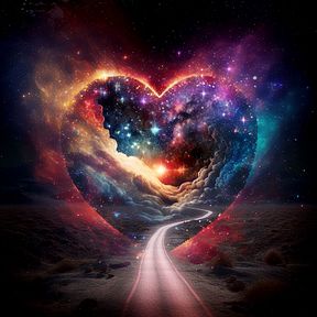 The road that leads into the heart
