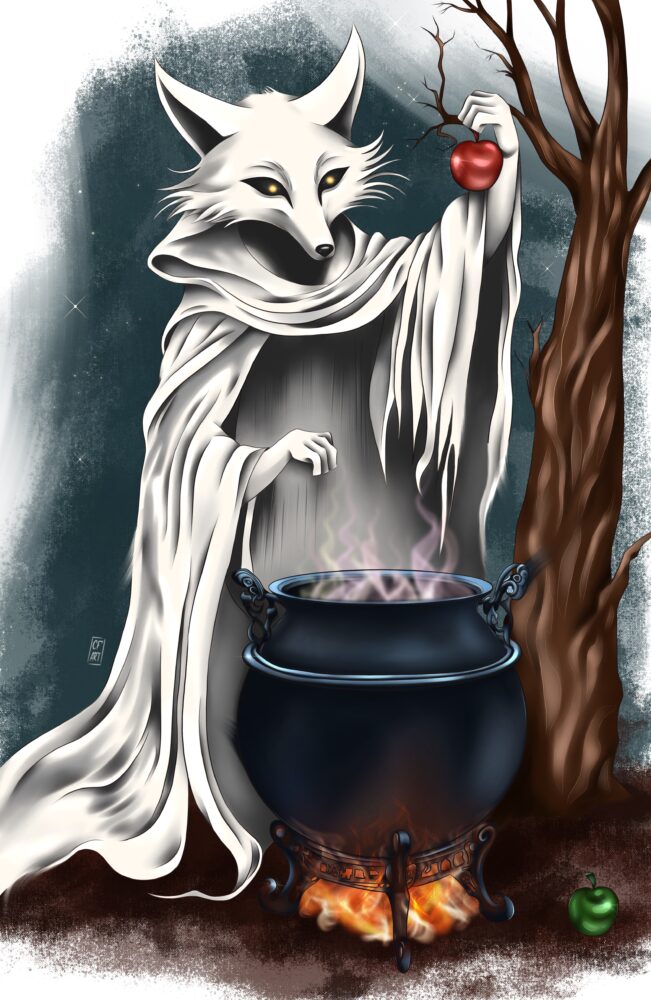 A poisoned apple and a foxy wizard